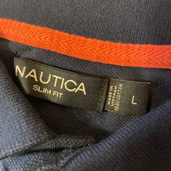 Nautica Slim Fit Large Polo - Picture 3 of 4